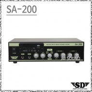 SA-200 /다용도앰프,USB,SD Card,FM라디오,AUX1 2,LINE OUT,2채널,200와트