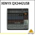 QX2442USB/프리미엄 24입력 4/2버스 믹서, 제닉스 마이크 프리앰프, 컴프레셔, KLARK TEKNIK 멀티 FX 프로세
