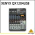 QX1204USB/프리미엄 12입력 2/2버스 믹서, 제닉스 마이크 프리앰프, 컴프레셔, KLARK TEKNIK 멀티 FX 프로세