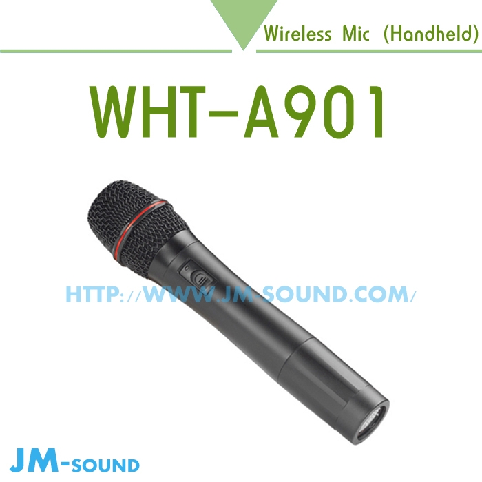 WHT-A901 /900MHz,가변타입,무선핸드마이크,콘덴서(건전지)