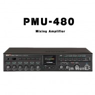 PMU-480/480W/챠임/방송용앰프/파워앰프/믹싱앰프/학교/병원