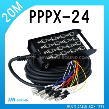 PPPX-24-20MMULIT CABLE BOX TYPE 24CH/고급,케논암+55짹,20M