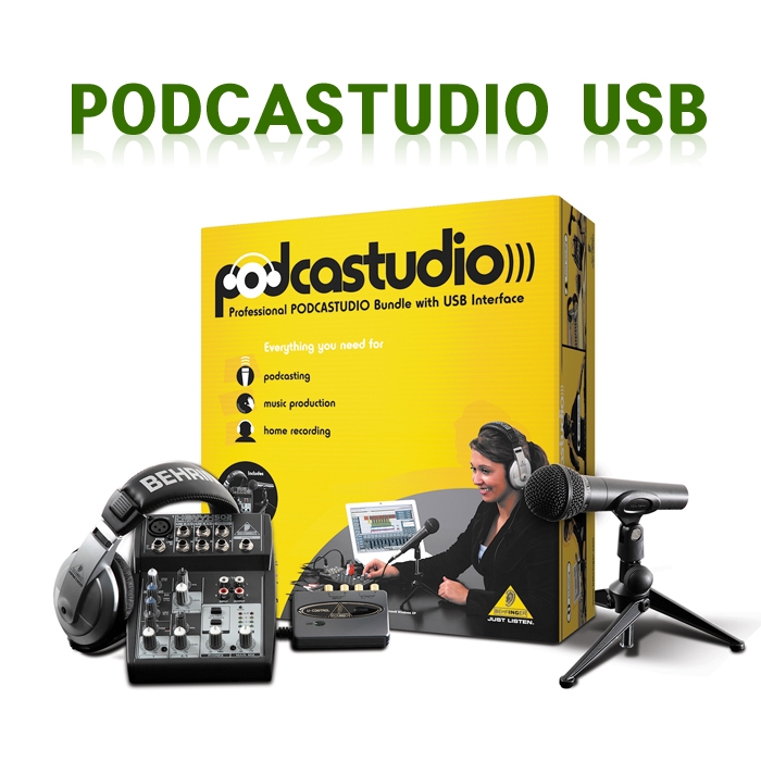 PODCASTUDIO USB USB,오디오 인터페이스의 팟캐스트 스튜디오 묶음