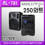 AL-781/USB/SD Card/녹음/에코/무선1채널마이크/250와트