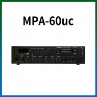 MPA-60UC/USB/SD Card/라디오/카셋트/마이크1,2,3/마이크1뮤트기능/AUX1,2/라인출력/챠임/3회로셀렉터/AC,DC24V겸용/60와트