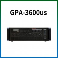 GPA-3600US/USB/SD Card/라디오/마이크1,2,3,4,/마이크1뮤트기능/AUX1,2/라인출력/챠임,싸이렌/펜텀파워/5회로셀렉터/AC,DC24V겸용/360와트